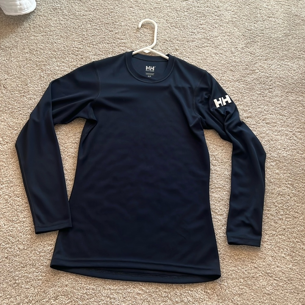 Helly Hansen size small base layer, navy blue